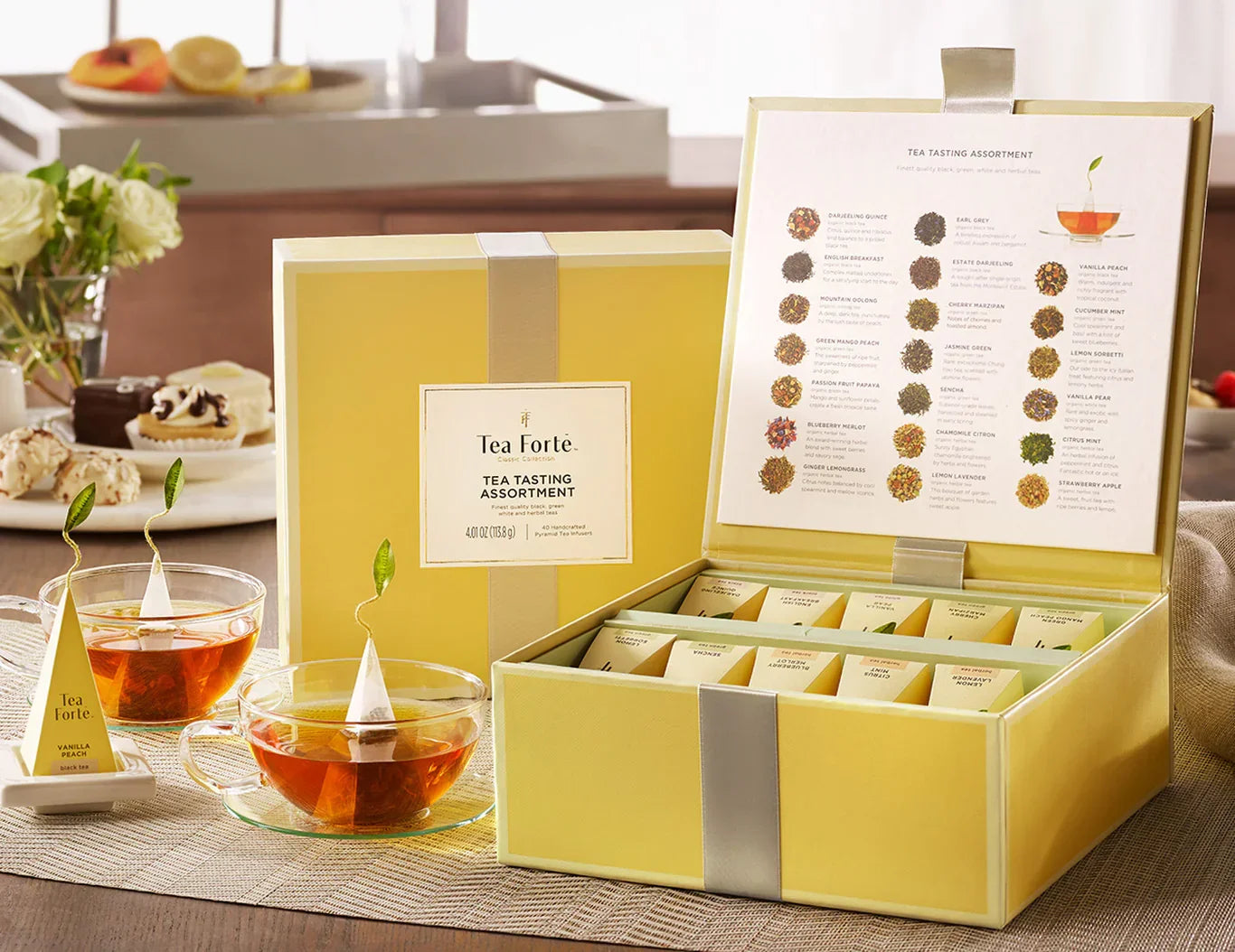 Tea Forte Tea Tasting Chest - Marcel’s Culinary Experience
