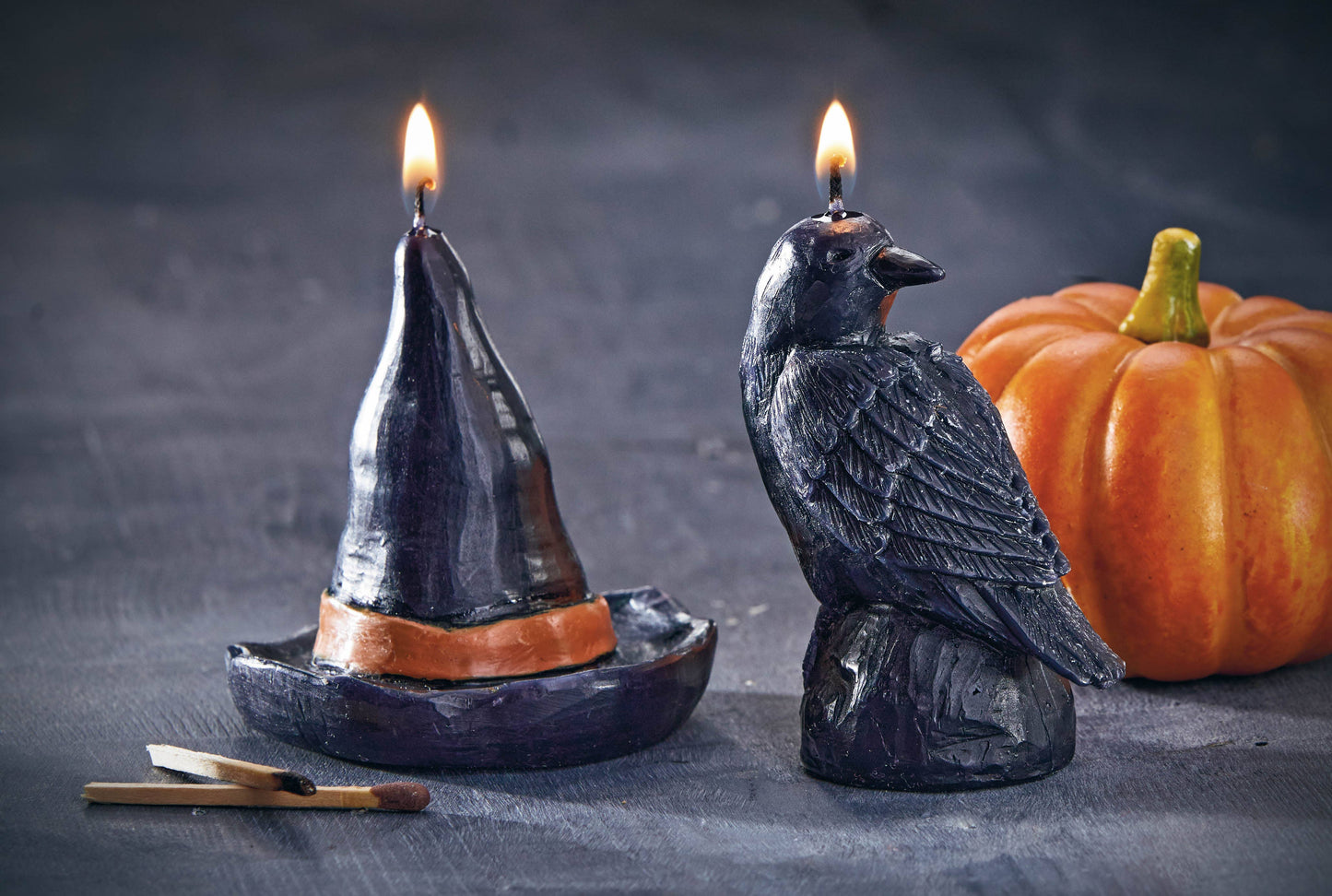 Witch Hat Candle Black Paraffin Wax Halloween