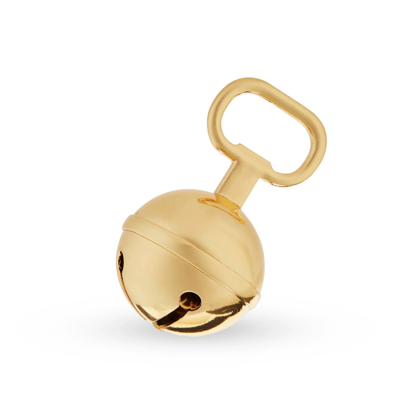 Gold Plated Metal Jingle Bell Beer Bottle Opener with Ribbon - Marcel’s Culinary Experience