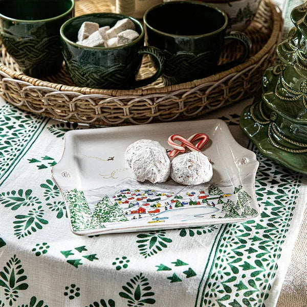 Juliska Berry & Thread North Pole 10" Cookie Tray - Marcel’s Culinary Experience