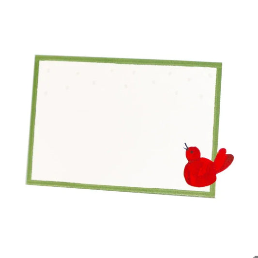 Hester and Cook Red Bird Place Card - Marcel’s Culinary Experience