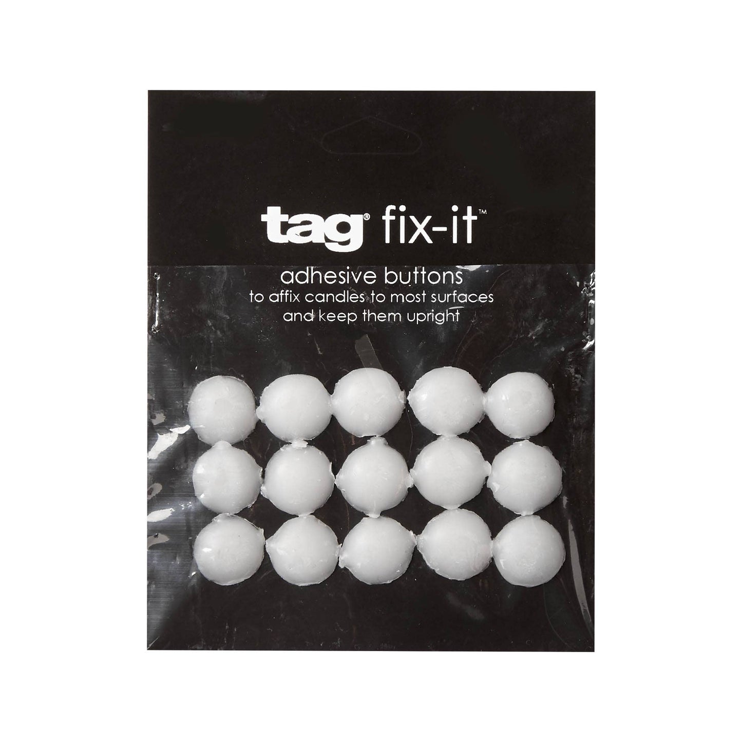 Fix-It Adhesive Buttons - White