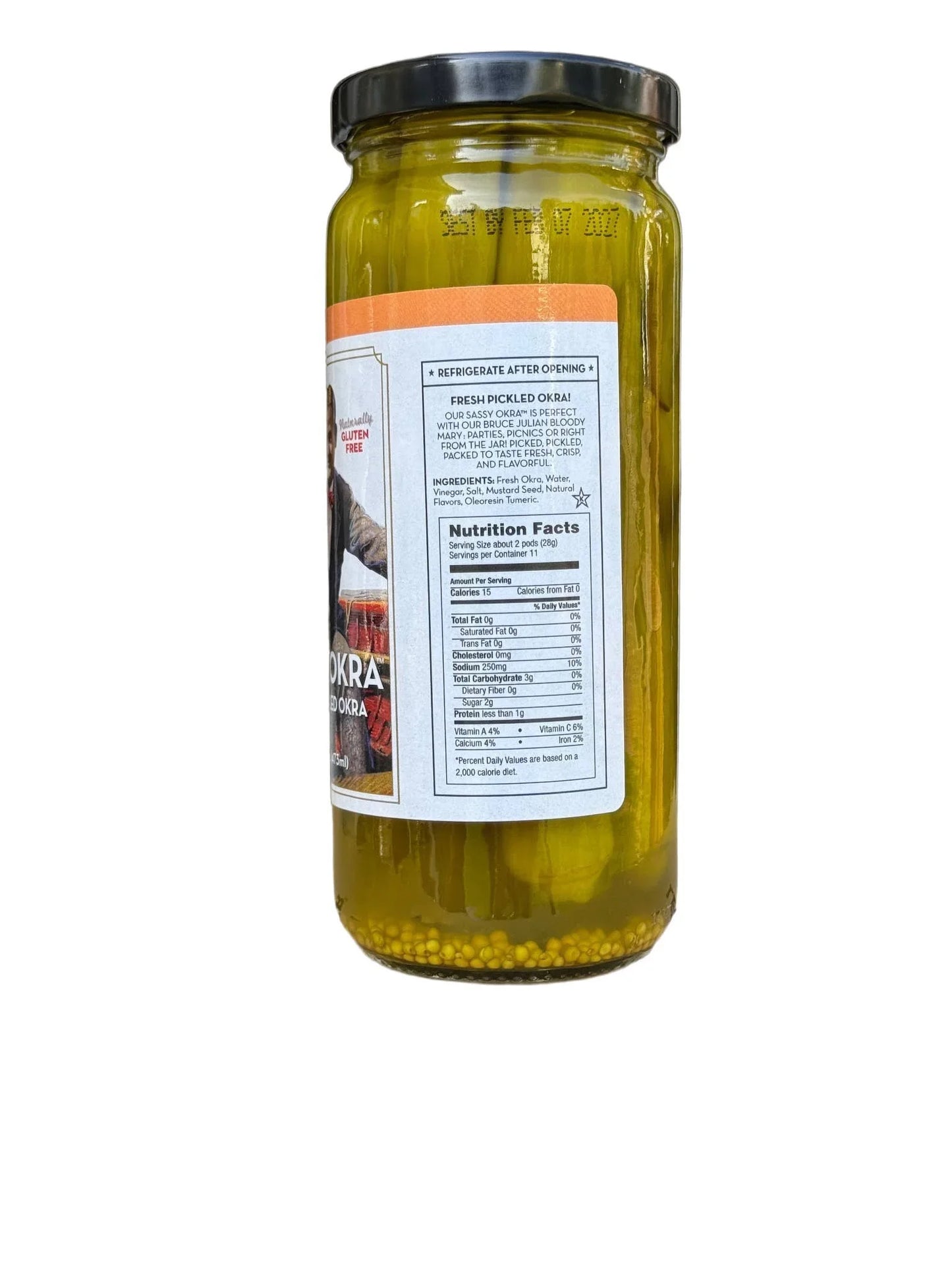 Sassy Okra™ - 16 oz Jar - Marcel’s Culinary Experience