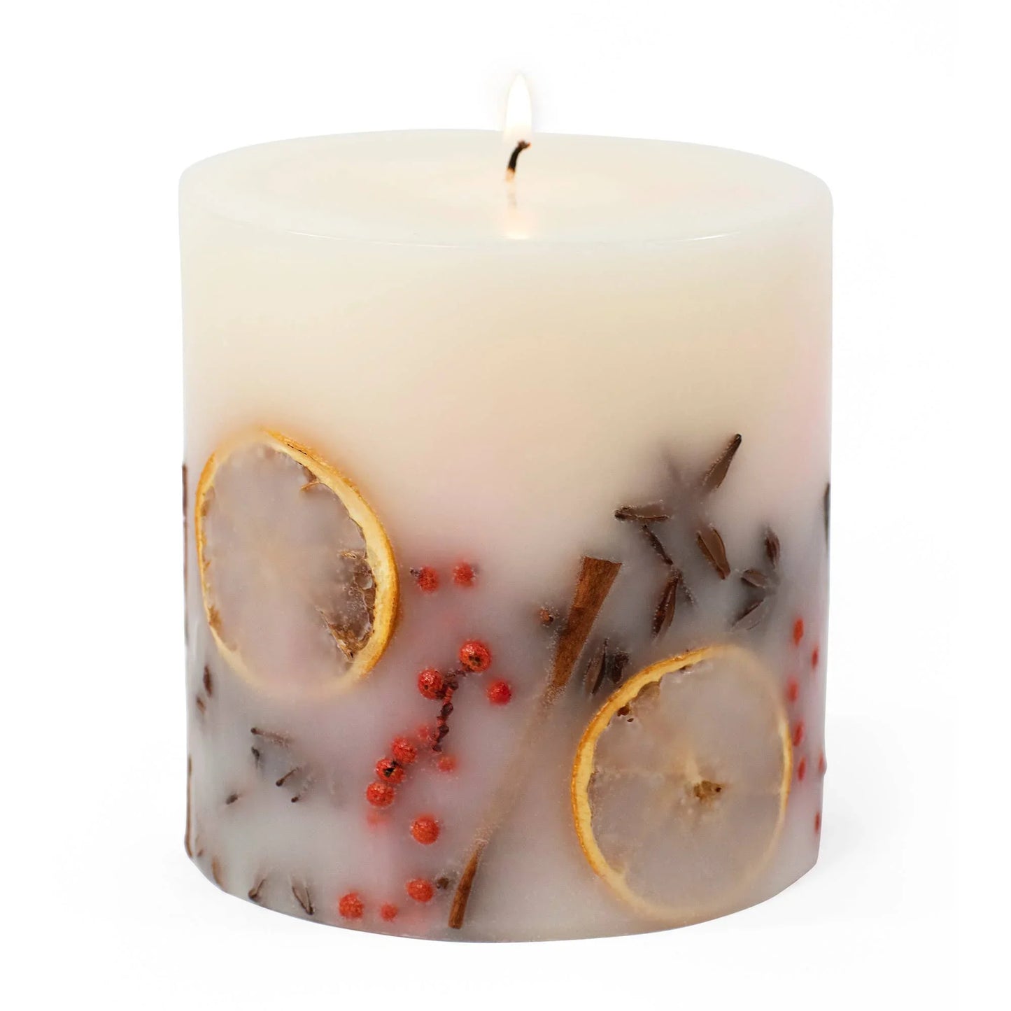 Holiday Memories Botanical Pillar Candle