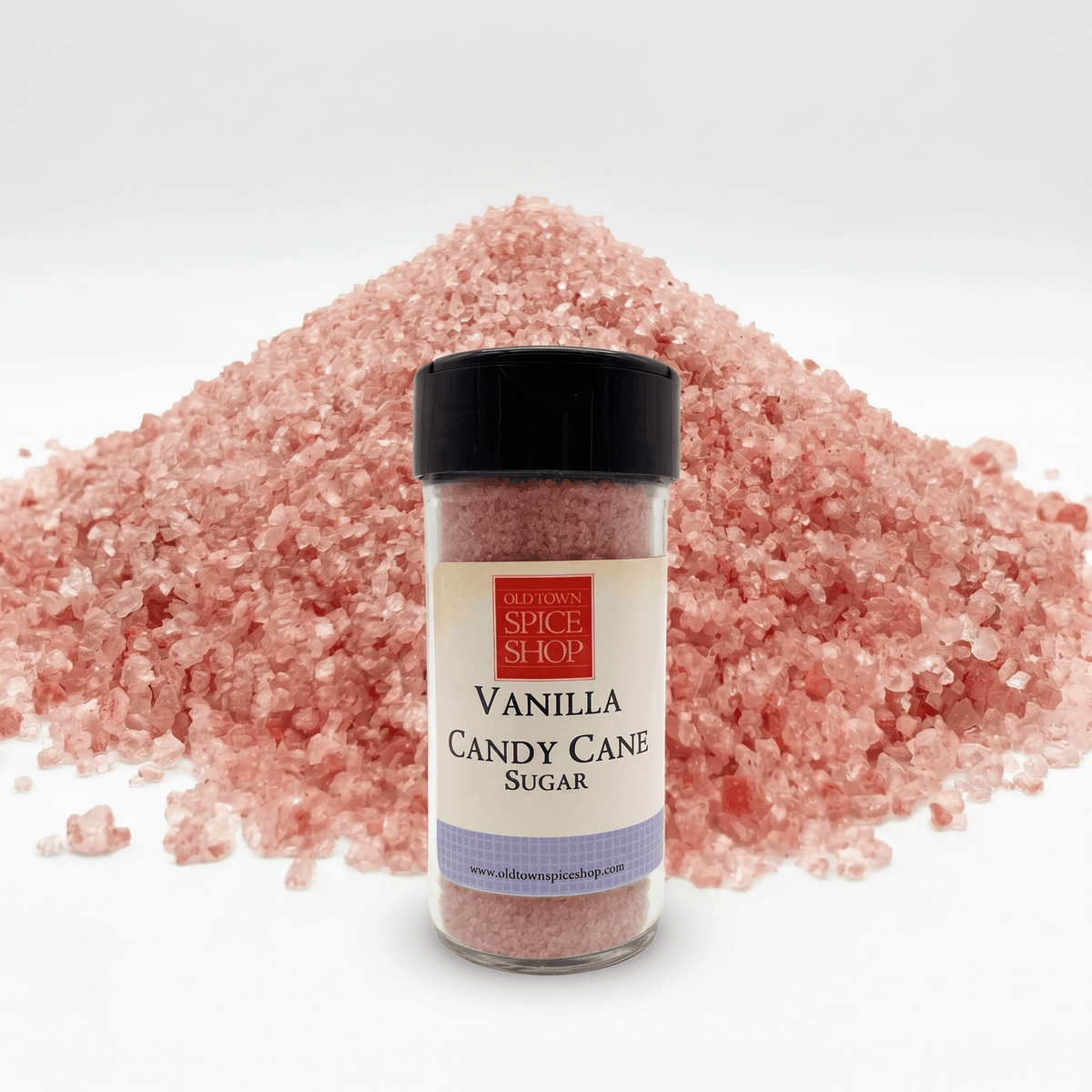 Candy Cane Vanilla Gourmet Sugar for Baking & Cocktails