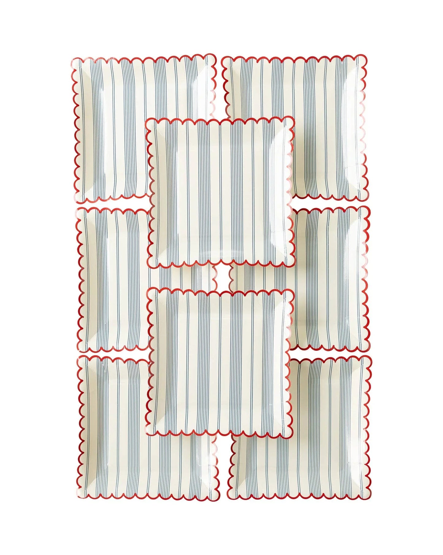 Striped Scallop Plates - Marcel’s Culinary Experience