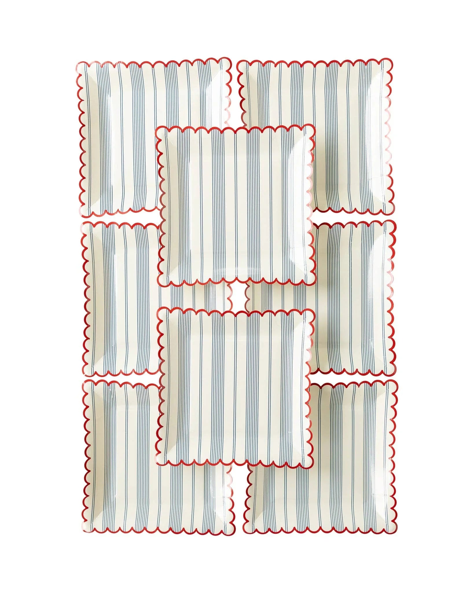 Striped Scallop Plates - Marcel’s Culinary Experience