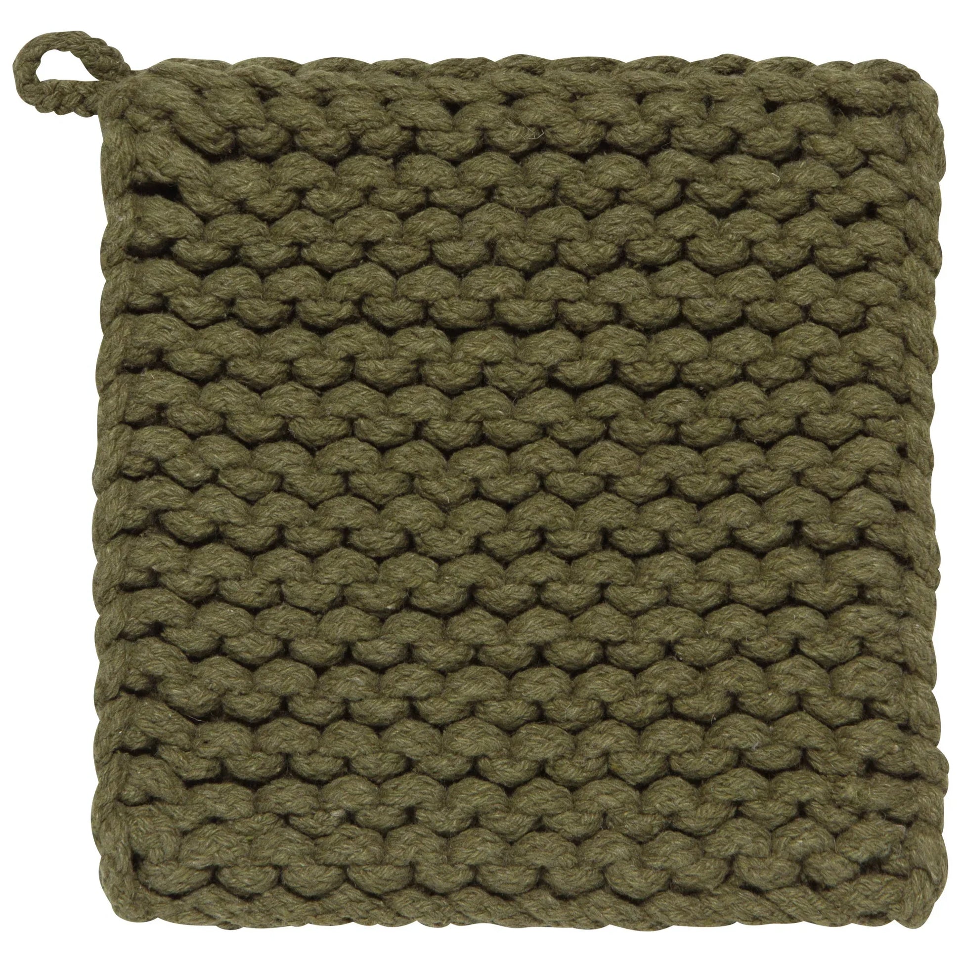 Knit Olive Branch Potholder - Marcel’s Culinary Experience