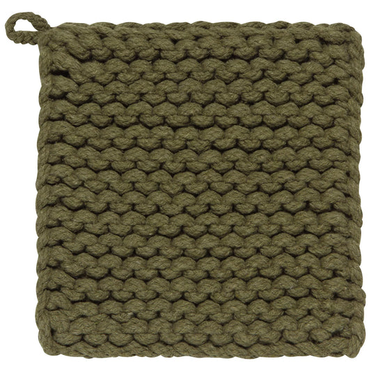 Knit Olive Branch Potholder - Marcel’s Culinary Experience