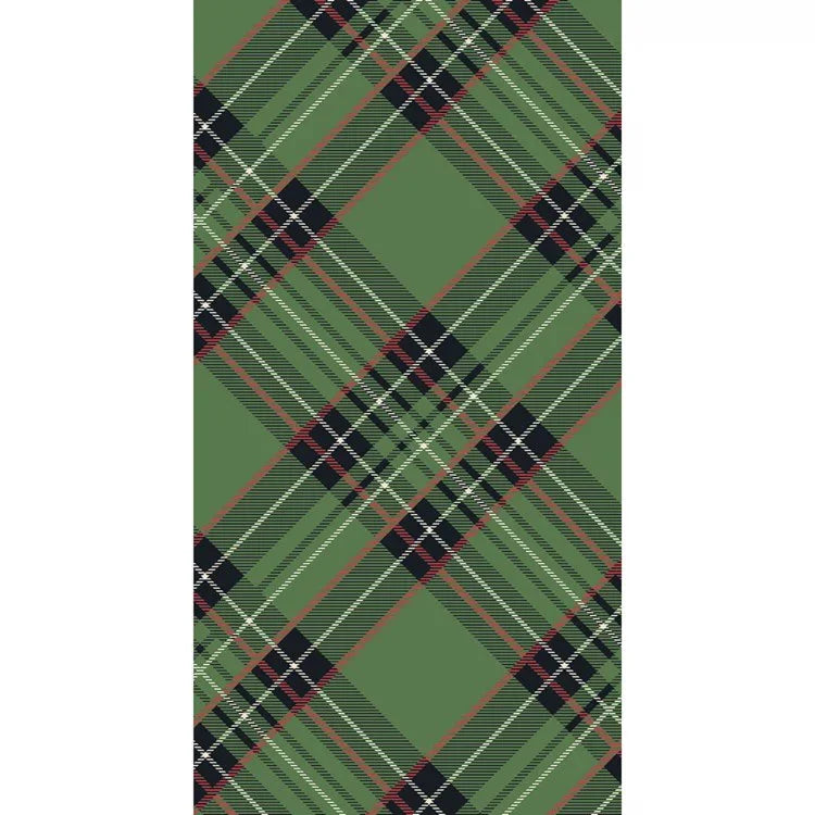 Hester and Cook Green Plaid Guest Napkin - Marcel’s Culinary Experience