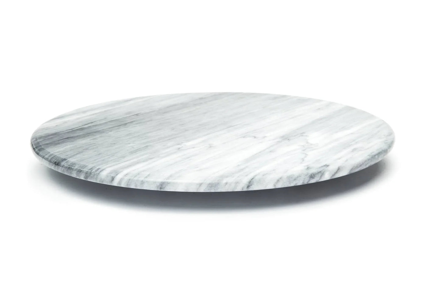 Marble Turntable Lazy Susan, White, 12" - Marcel’s Culinary Experience