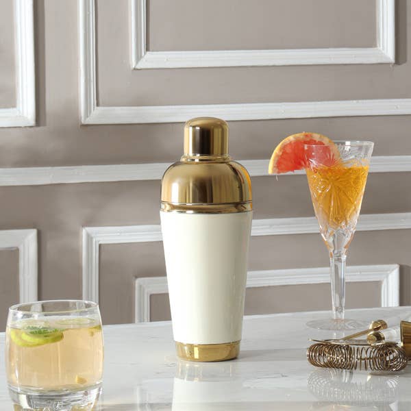 Hand-Painted Cocktail Shaker