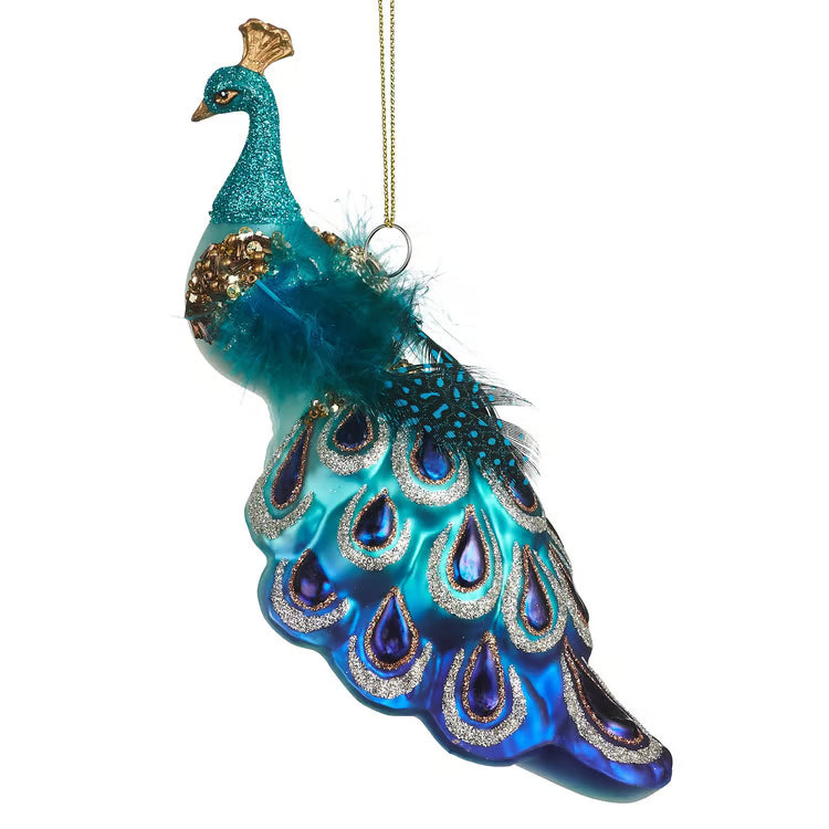 7 Peacock Ornament