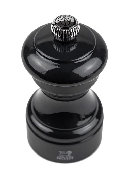 Peugeot Bistro Pepper Mill Black Lacquer Painted Wood - 4"