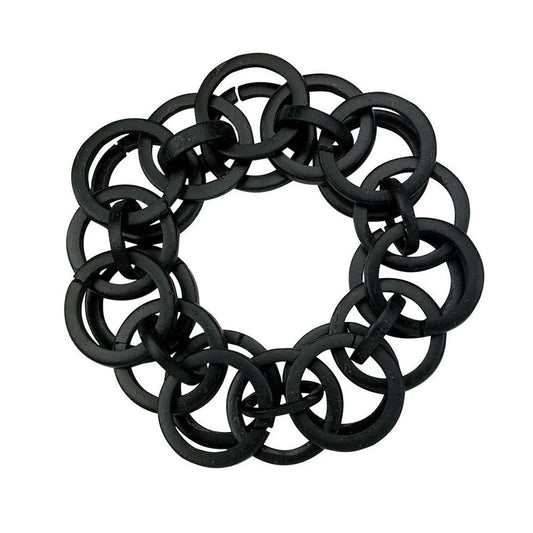 Bodrum Loops Black Napkin Ring - Marcel’s Culinary Experience