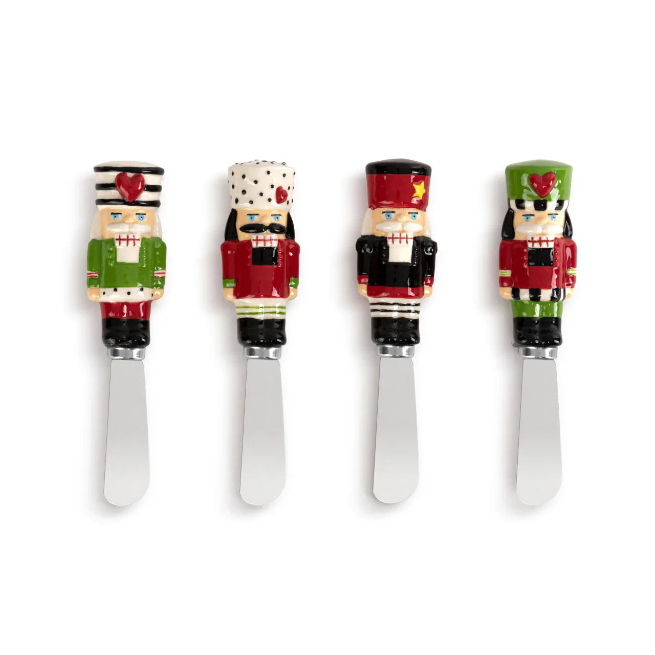 Heartful Nutcracker Ceramic Spreaders Set of 4 - Marcel’s Culinary Experience
