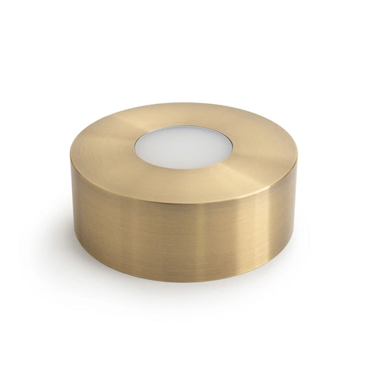 Simon Pearce Brushed Brass Illumination Base LED L - Marcel’s Culinary Experience