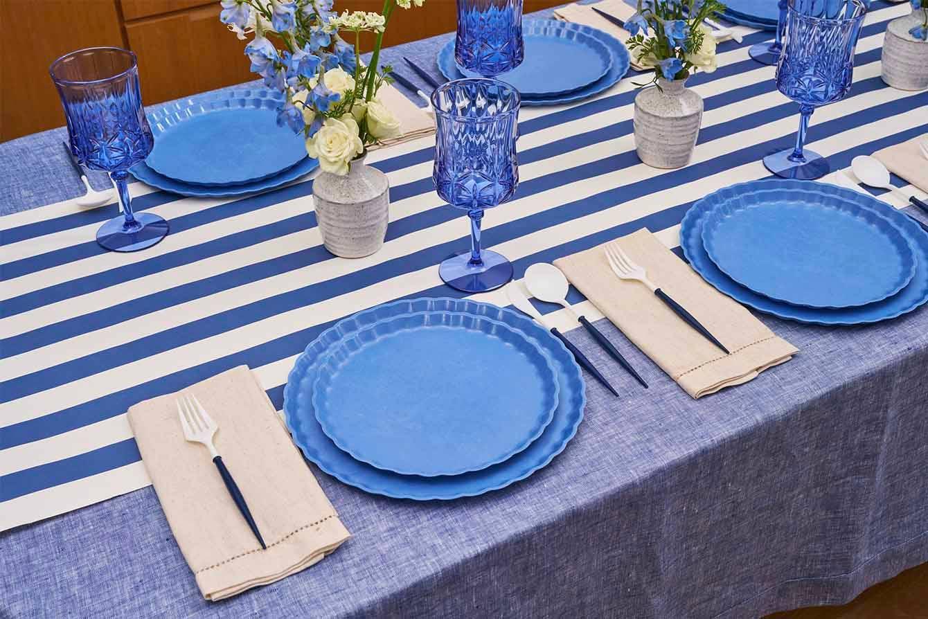 Simply Eco Dinner Plate- French Blue/8pkg - Marcel’s Culinary Experience