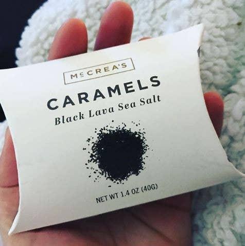 Caramels Pillow Box - Black Lava Sea Salt - Marcel’s Culinary Experience