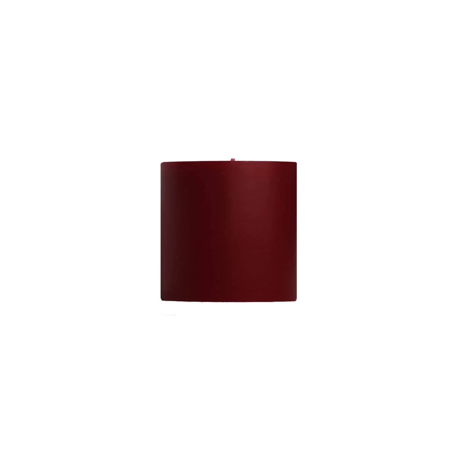 Mole Hollow Burgundy Unscented Pillar Candles 3x6" - Marcel’s Culinary Experience