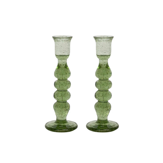 Juliska Provence 7' Candlestick Basil, set of 2