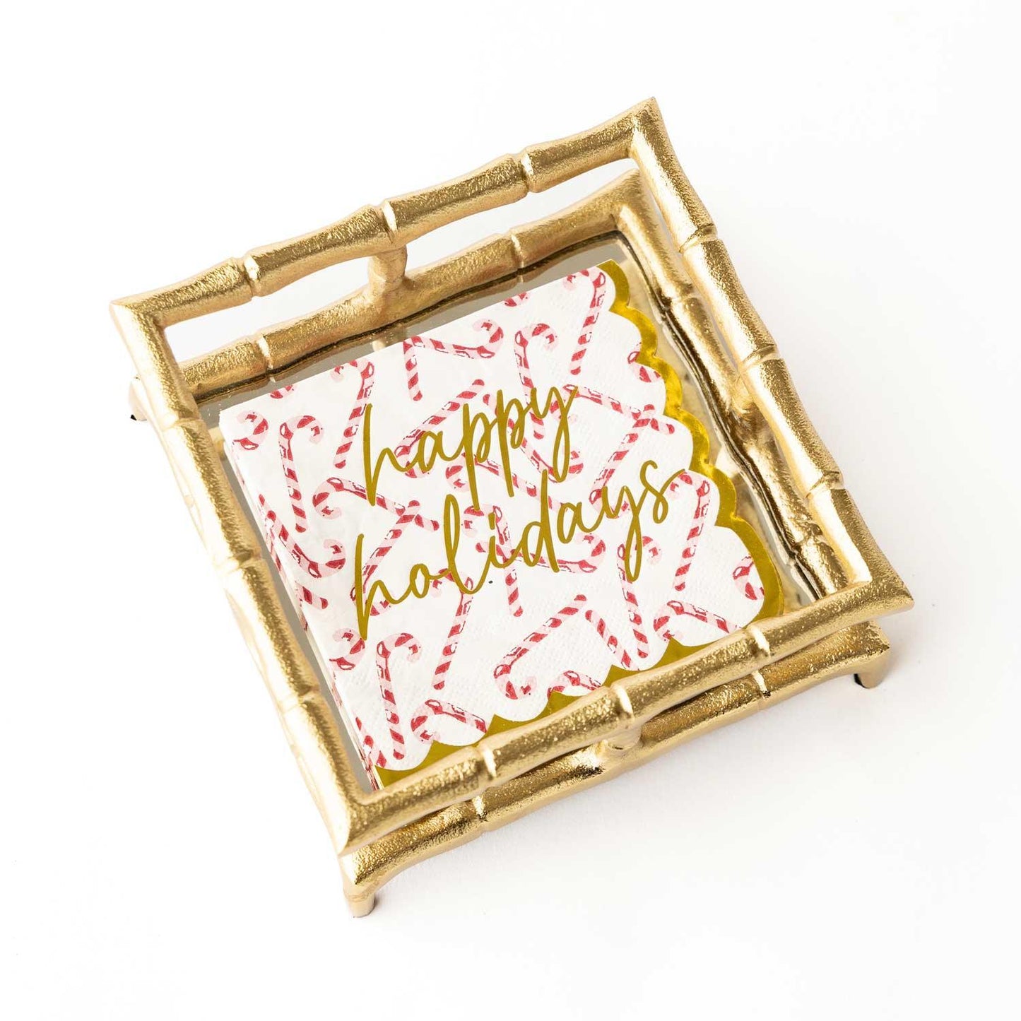 Candy Cane Paper Beverage Napkin Packs - Marcel’s Culinary Experience