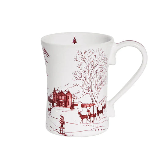 Juliska Country Estate Winter Frolic Mug - Ruby