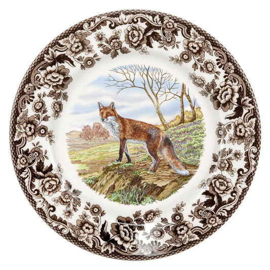 Spode Woodland Salad Plate 8" (Red Fox)