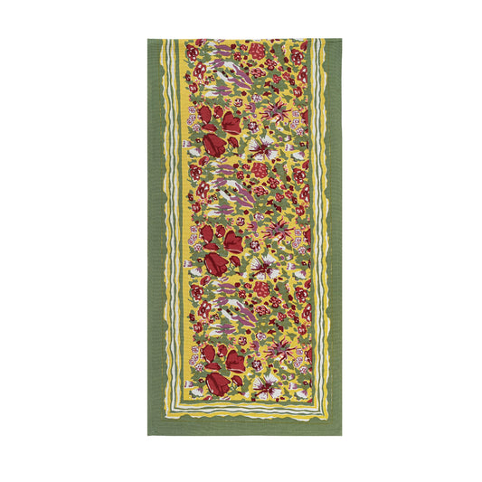 Couleur Nature Jardin Red & Green | Table Runner - Marcel’s Culinary Experience