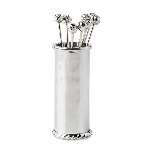 Juliska Graham Cocktail Picks and Holder