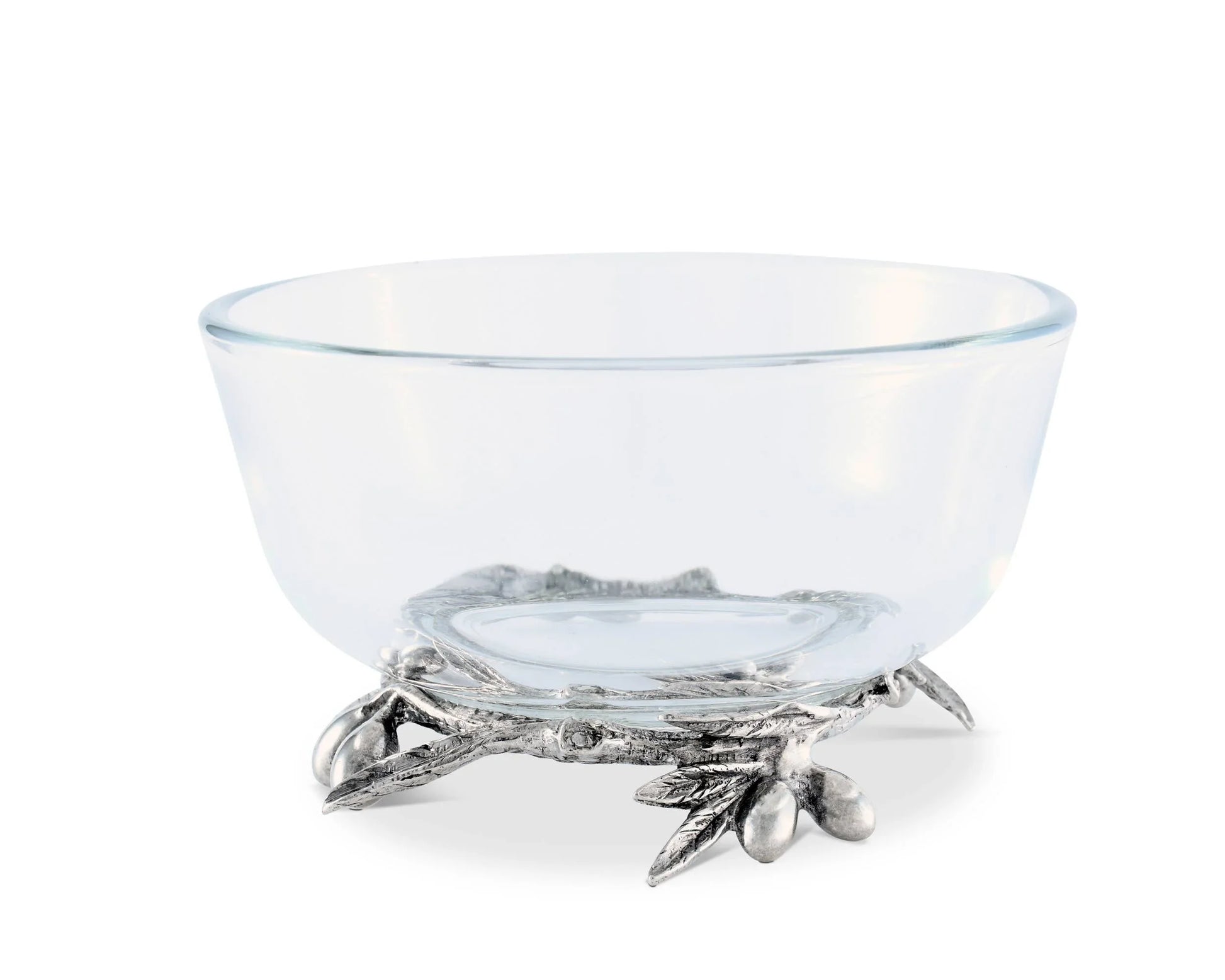 Vagabond House Olive Grove Glass & Pewter Bowl - Marcel’s Culinary Experience