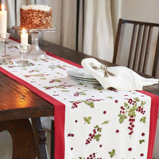 Gooseberry Red/Green Table Runners - Marcel’s Culinary Experience