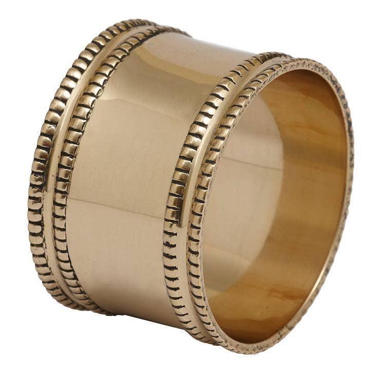 Antique Gold Band Napkin Ring - Marcel’s Culinary Experience