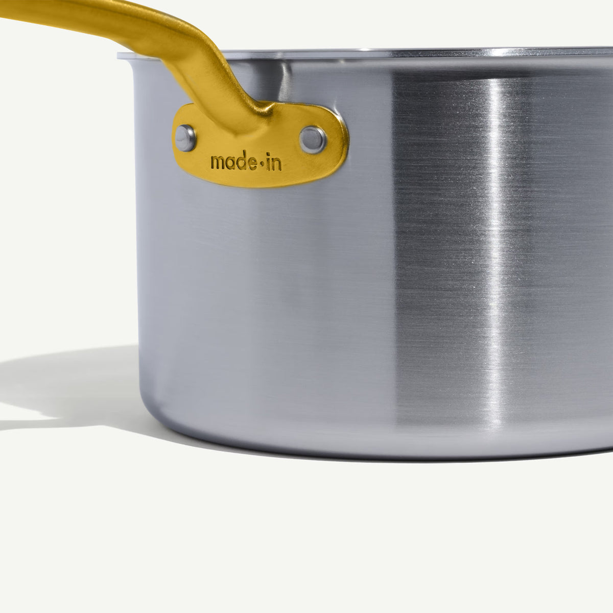 Made In Stainless Clad Saucepan
