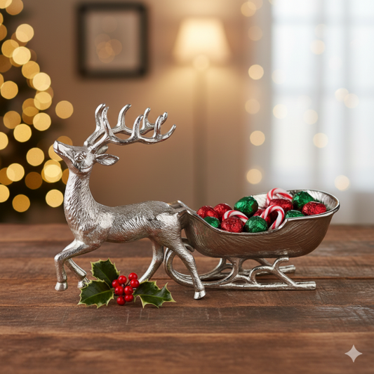 Reindeer Sleigh Bowl