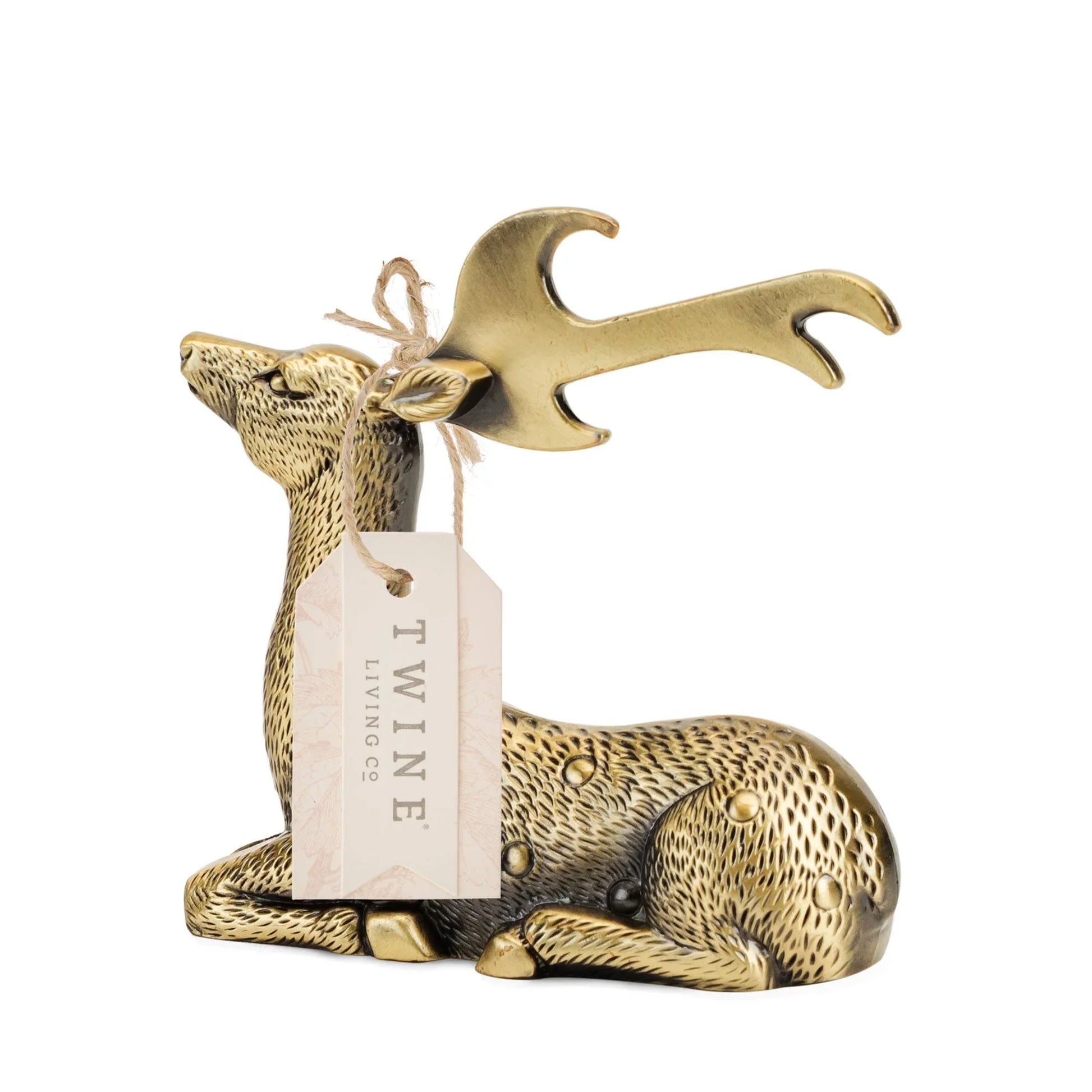 Gilded Brass Finished Deer Beer Bottle Opener - Marcel’s Culinary Experience