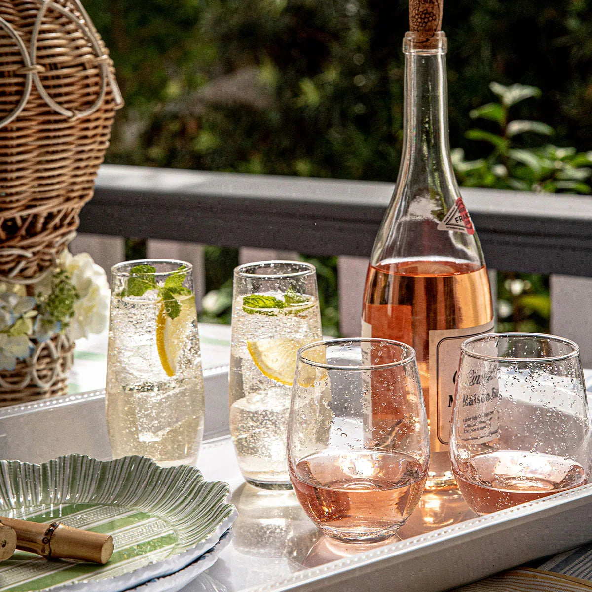 Juliska Provence Stemless Champagne Flute - Clear