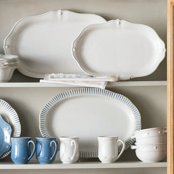 Juliska Berry & Thread 20" Platter - Whitewash - Marcel’s Culinary Experience