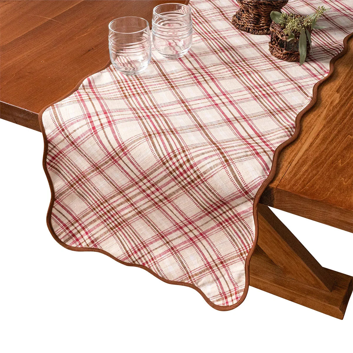 Juliska Harvest Tartan 18" x 90" Table Runner