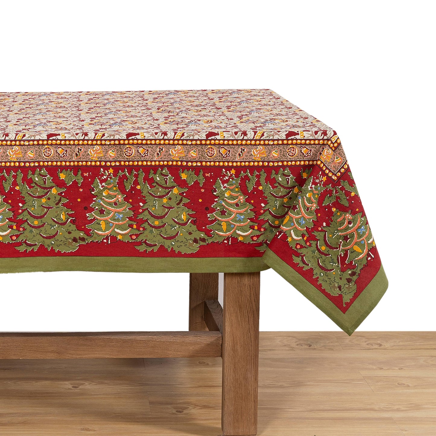 Couleur Nature Noel Red & Green | Tablecloth - Marcel’s Culinary Experience