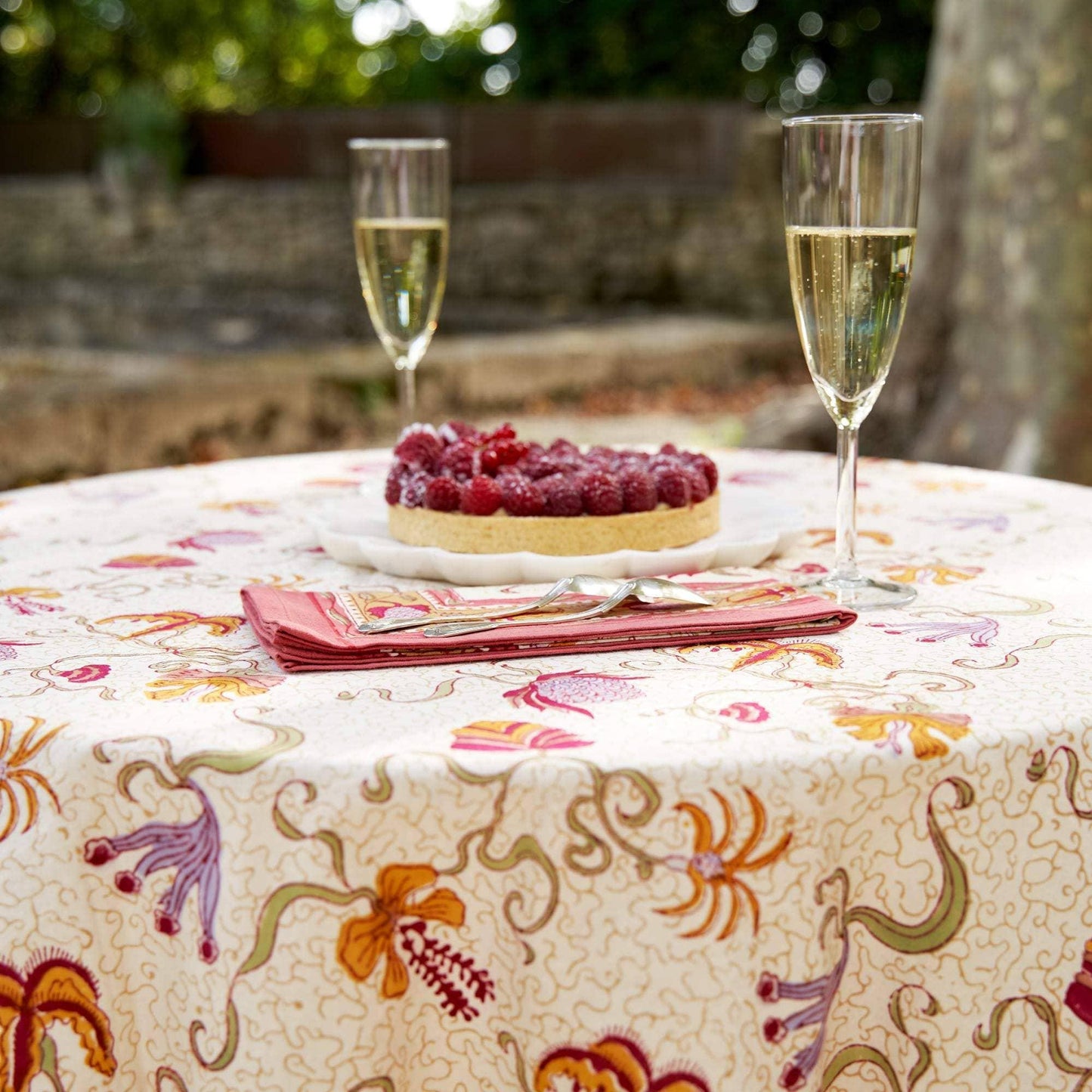 Couleur Nature Fleurs des Indes | Tablecloth - Marcel’s Culinary Experience