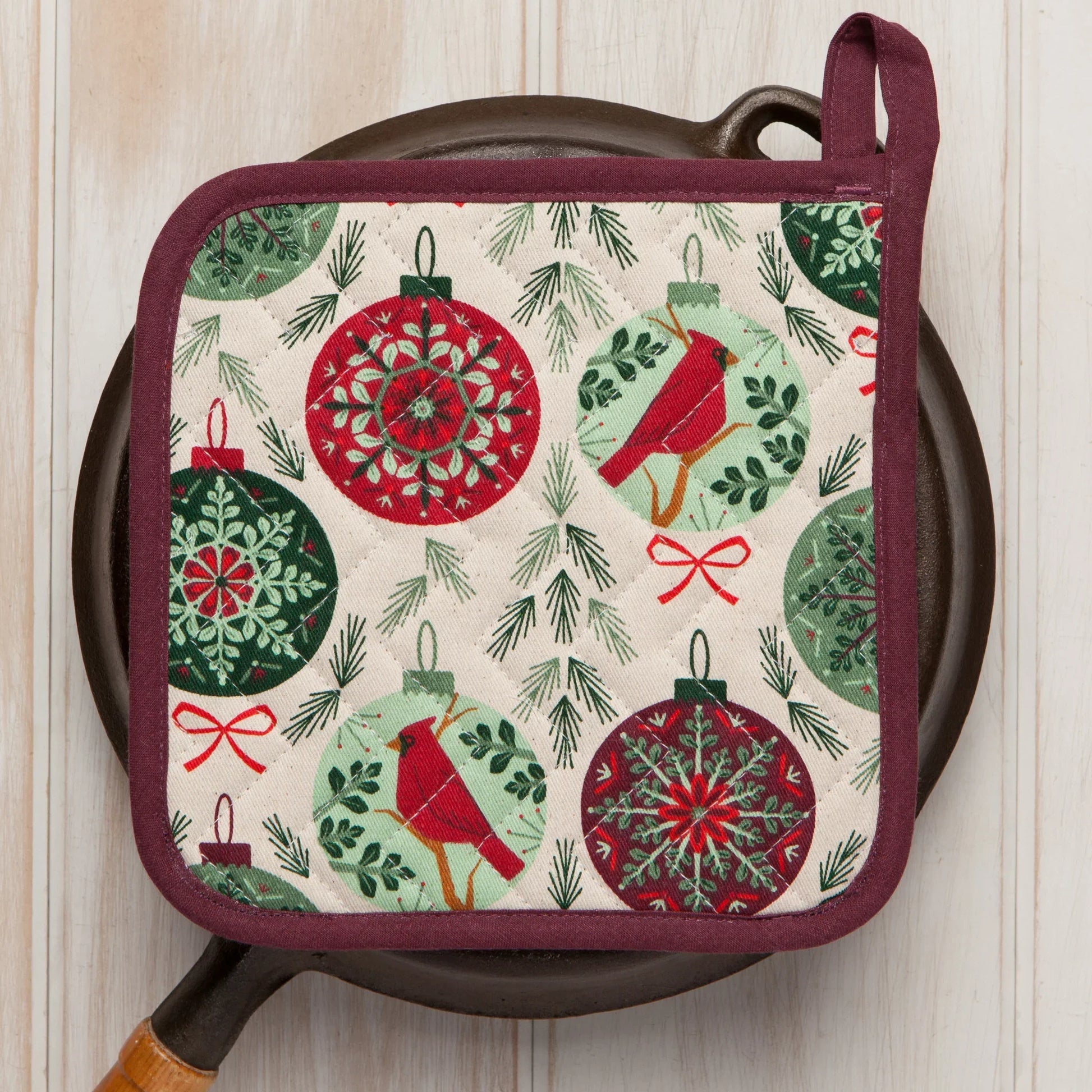 Good Tidings Christmas Potholder - Marcel’s Culinary Experience