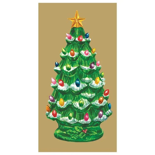 Hester and Cook Vintage Christmas Tree Guest Napkin - Marcel’s Culinary Experience