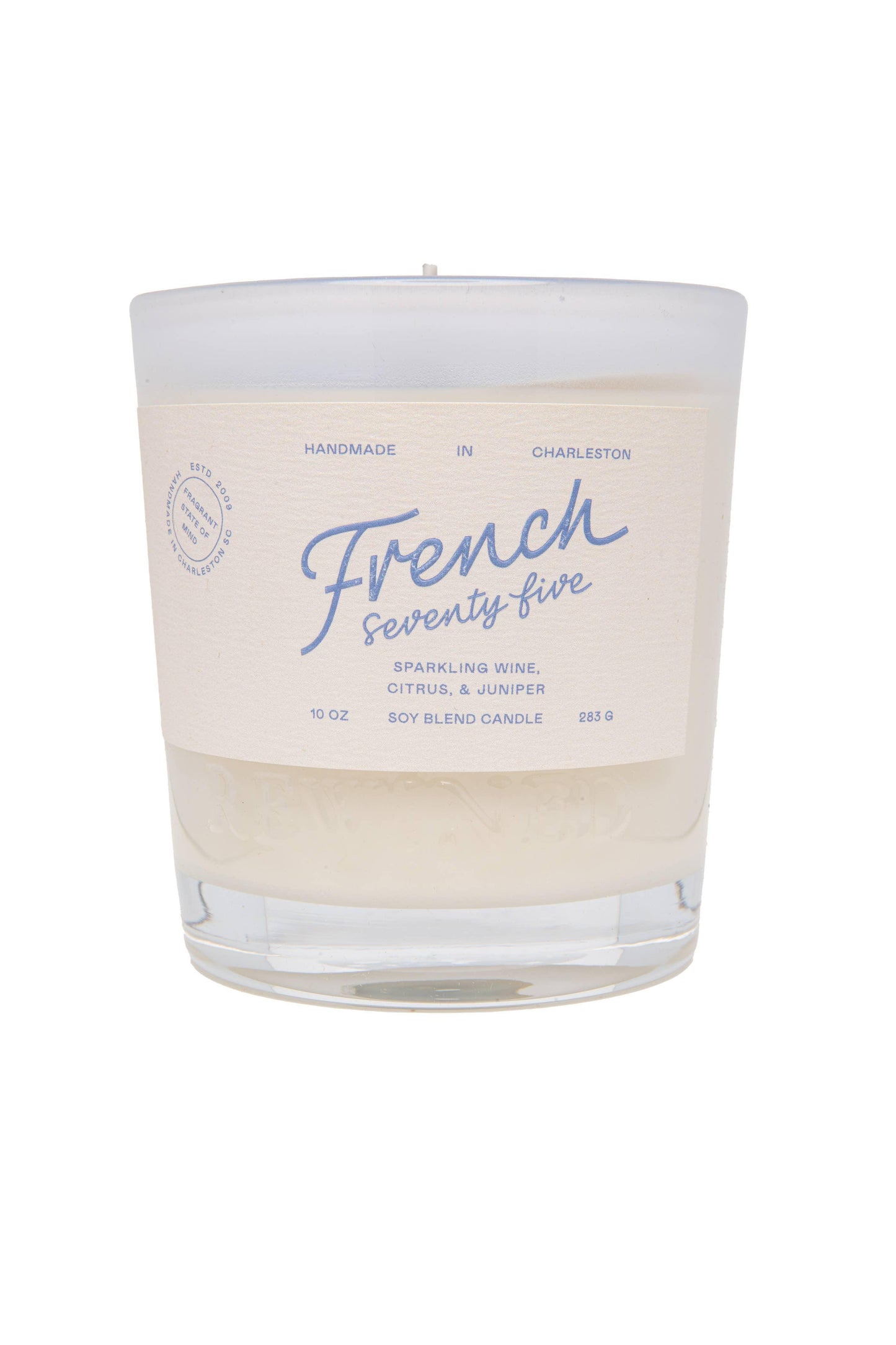 Rewined French 75 Candle 10 oz - Marcel’s Culinary Experience