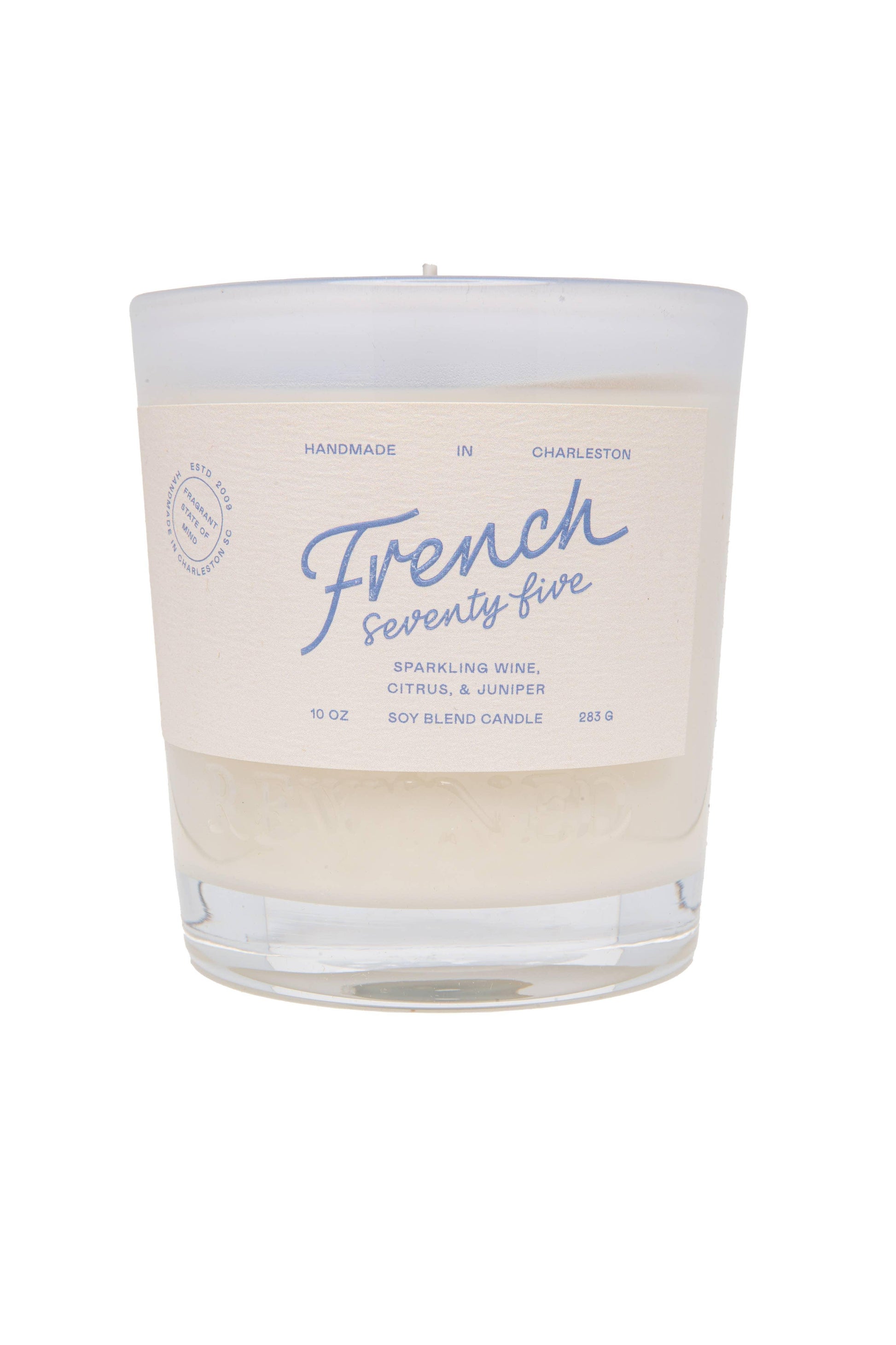 Rewined French 75 Candle 10 oz - Marcel’s Culinary Experience