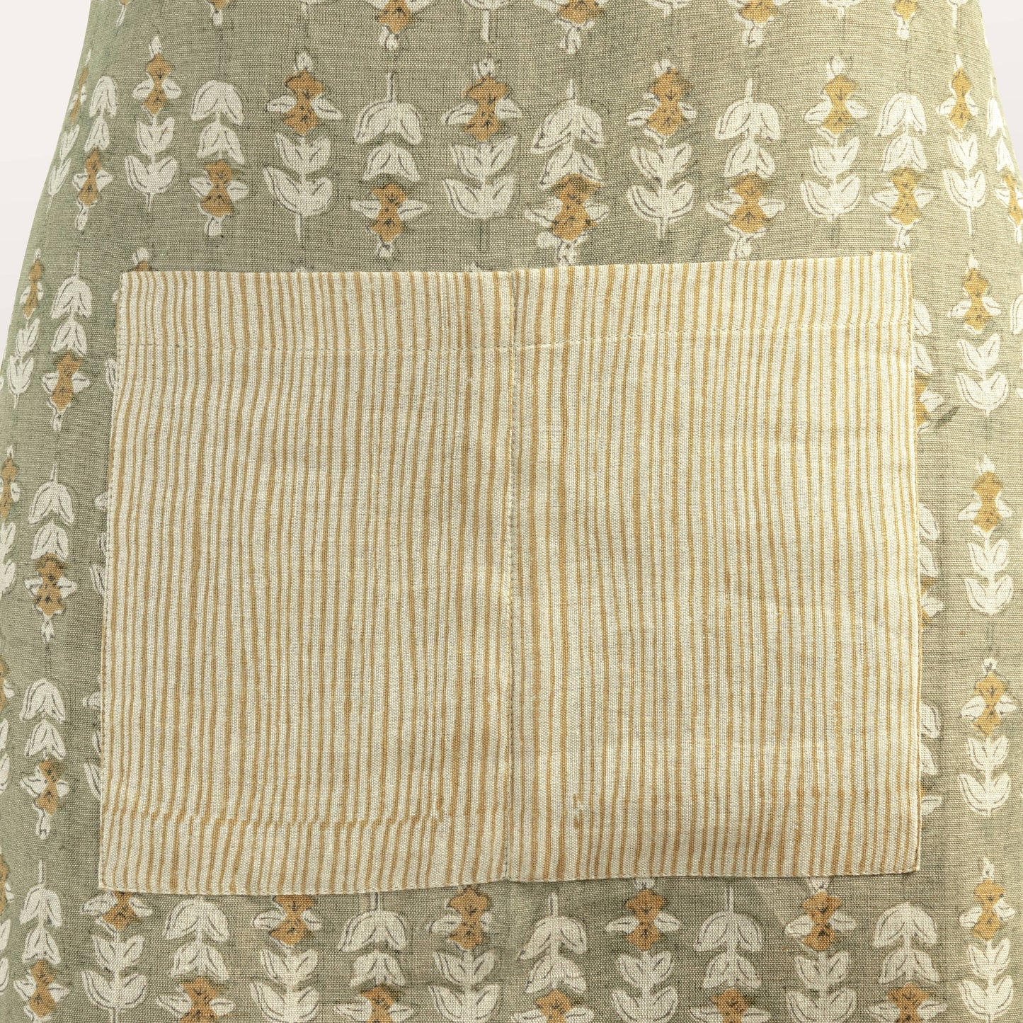 Blossom Block Print Apron