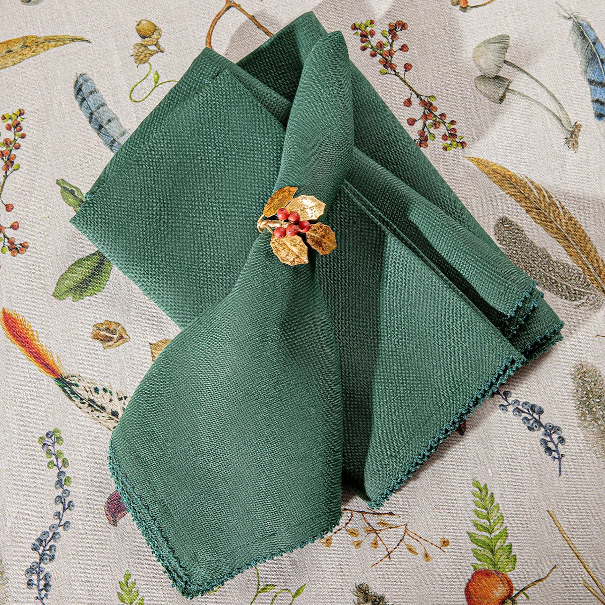 Juliska Berry Scallop Napkins, Set of 4