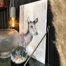 Deer in Woods Snow Globe - Marcel’s Culinary Experience