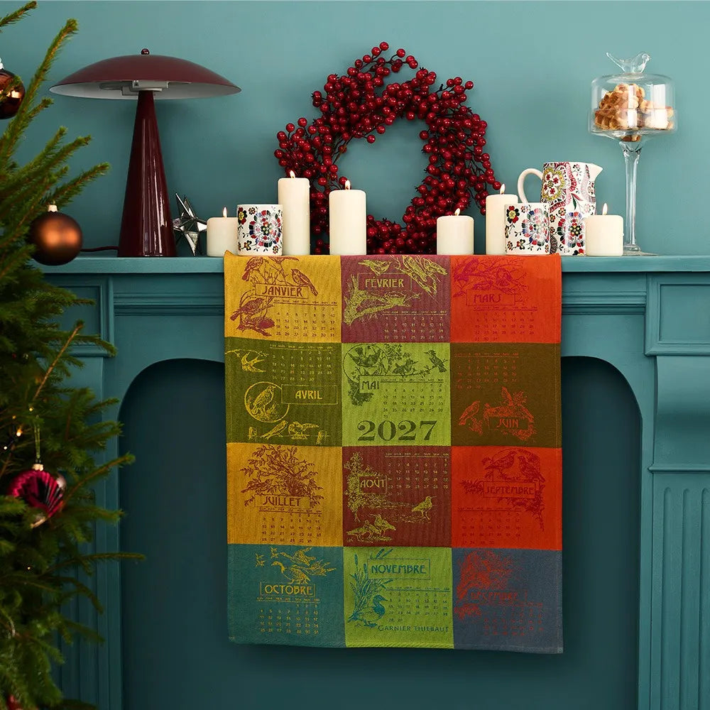 Garnier-Thiebaut Calendrier 2027 Celebration Kitchen Towel