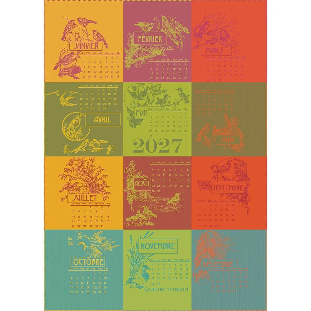 Garnier-Thiebaut Calendrier 2027 Celebration Kitchen Towel
